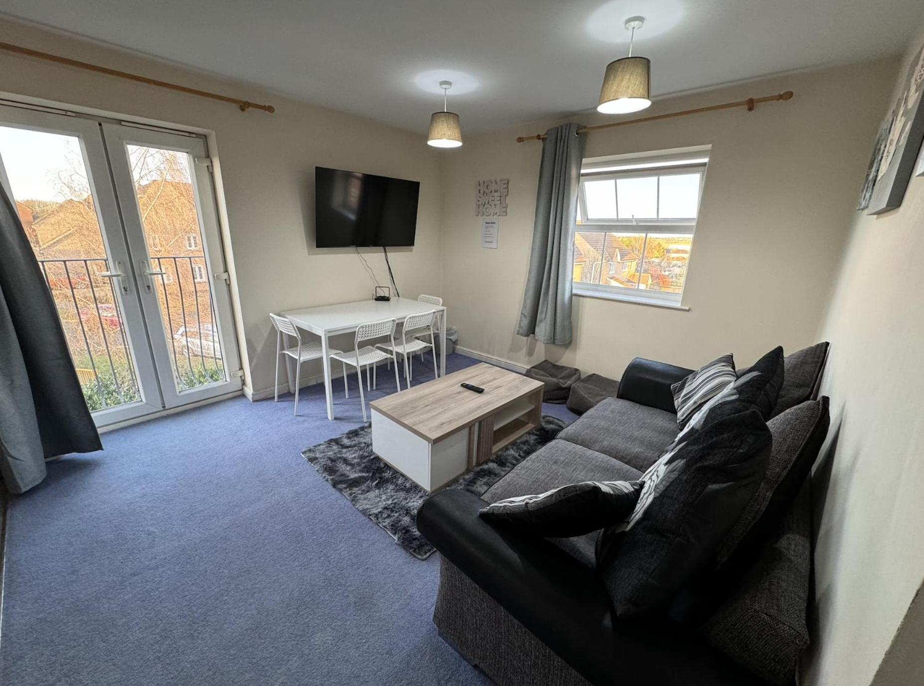 Modern Penthouse Appartement Wellingborough Buitenkant foto